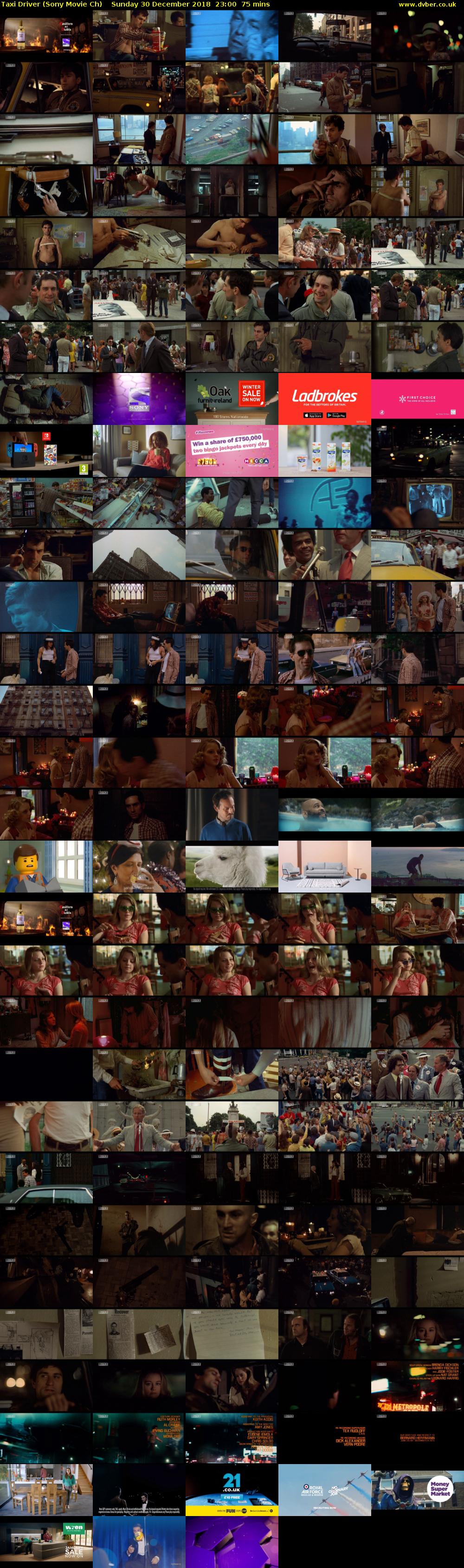 Taxi Driver (Sony Movie Ch) Sunday 30 December 2018 23:00 - 00:15