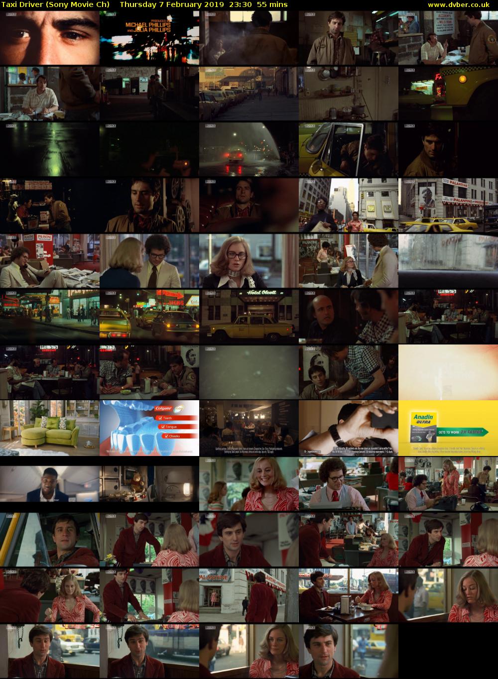 Taxi Driver (Sony Movie Ch) Thursday 7 February 2019 23:30 - 00:25