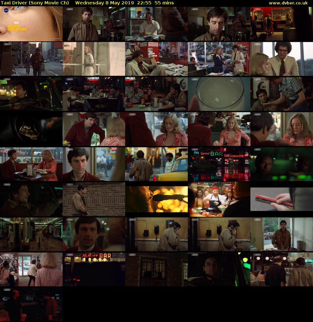 Taxi Driver (Sony Movie Ch) Wednesday 8 May 2019 22:55 - 23:50