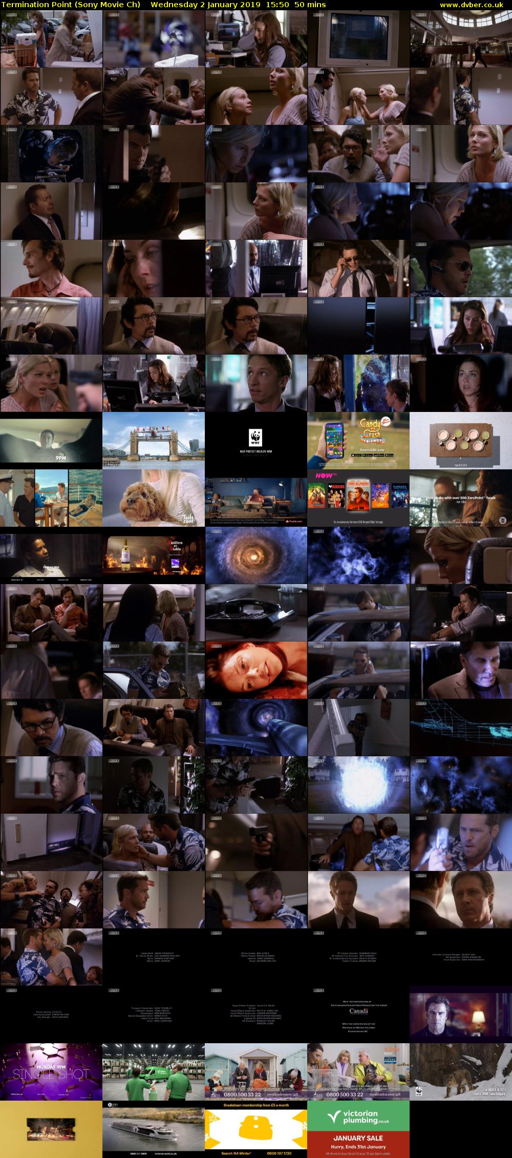 Termination Point (Sony Movie Ch) Wednesday 2 January 2019 15:50 - 16:40