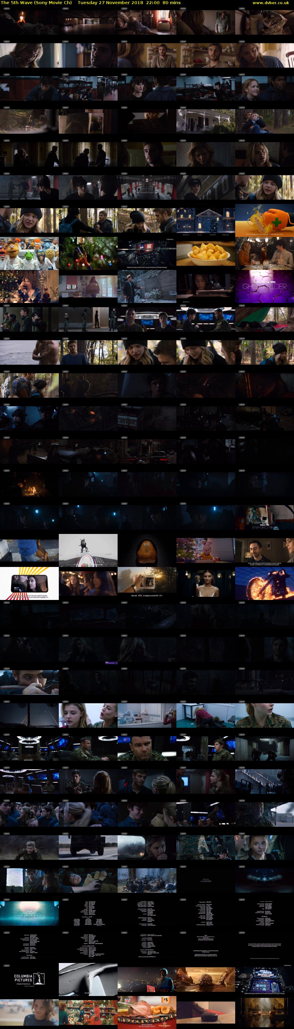 The 5th Wave (Sony Movie Ch) Tuesday 27 November 2018 22:00 - 23:20