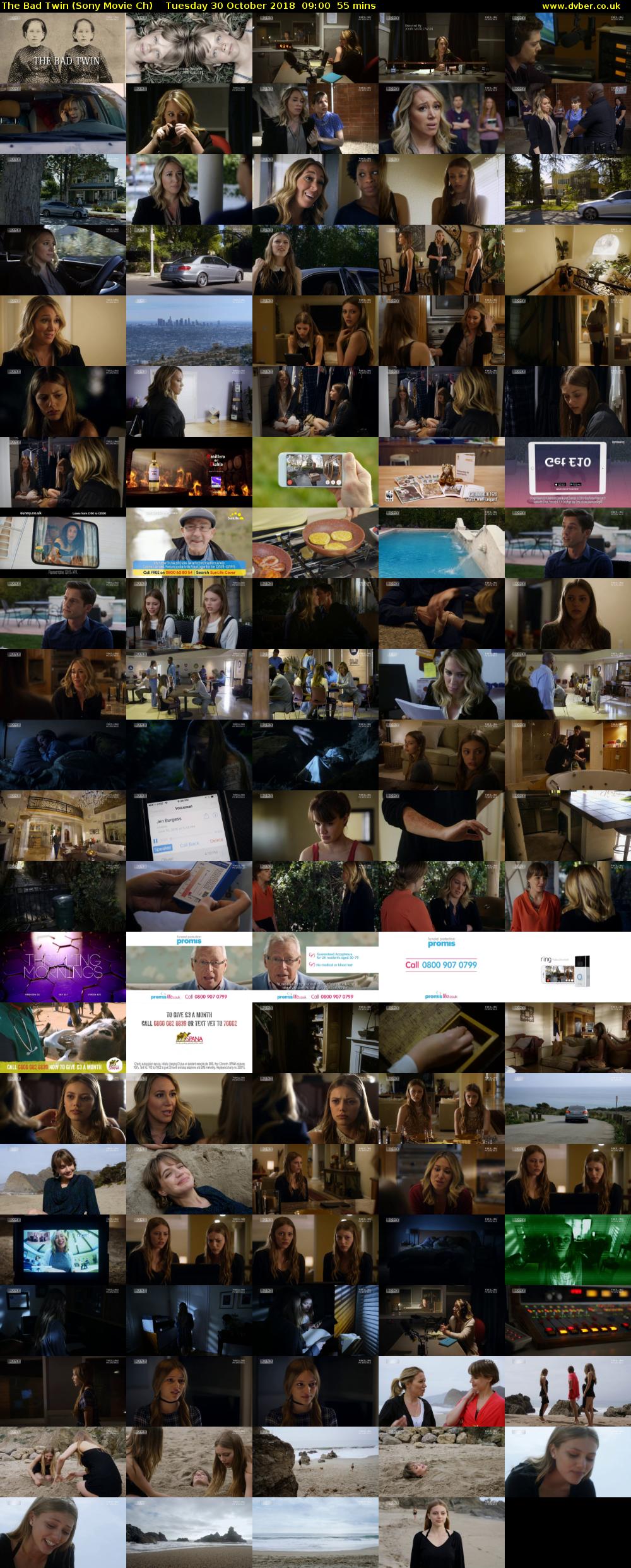 The Bad Twin (Sony Movie Ch) Tuesday 30 October 2018 09:00 - 09:55