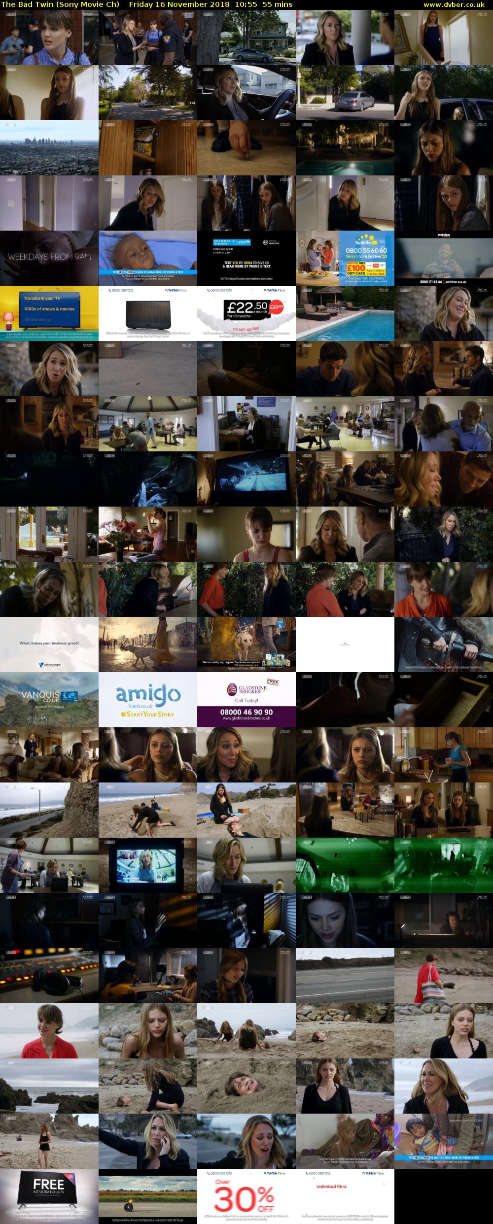 The Bad Twin (Sony Movie Ch) Friday 16 November 2018 10:55 - 11:50