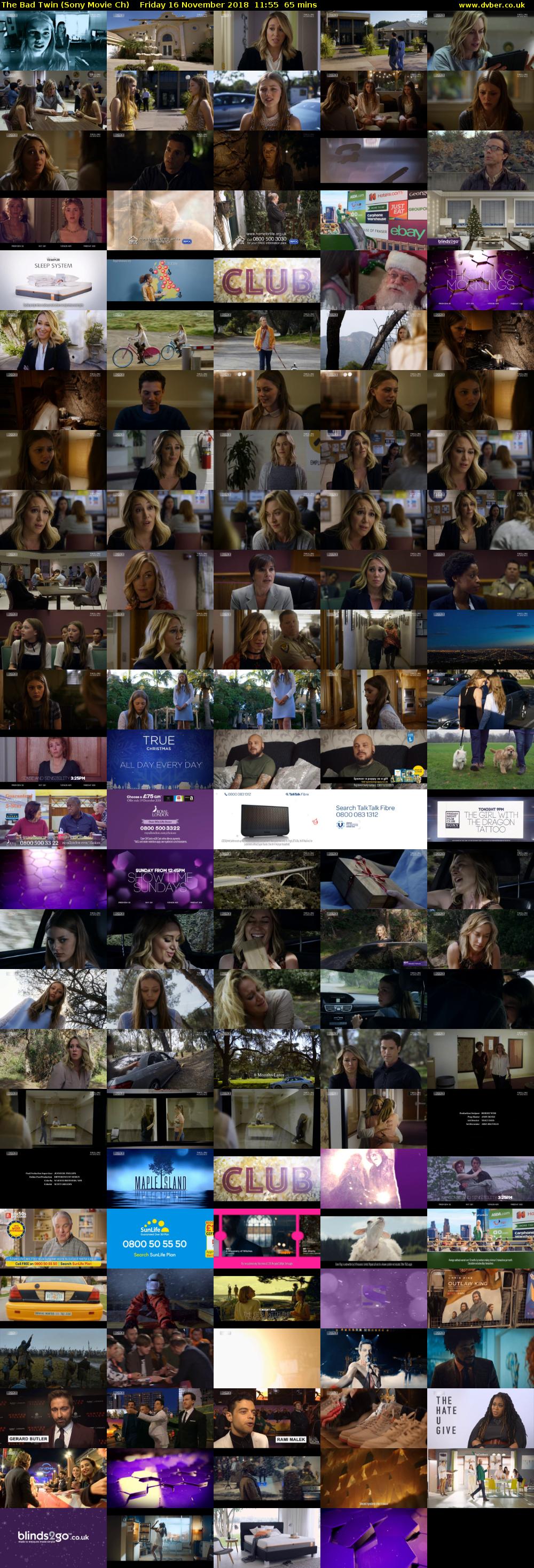 The Bad Twin (Sony Movie Ch) Friday 16 November 2018 11:55 - 13:00