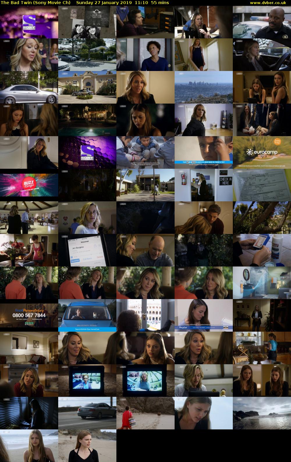 The Bad Twin (Sony Movie Ch) Sunday 27 January 2019 11:10 - 12:05