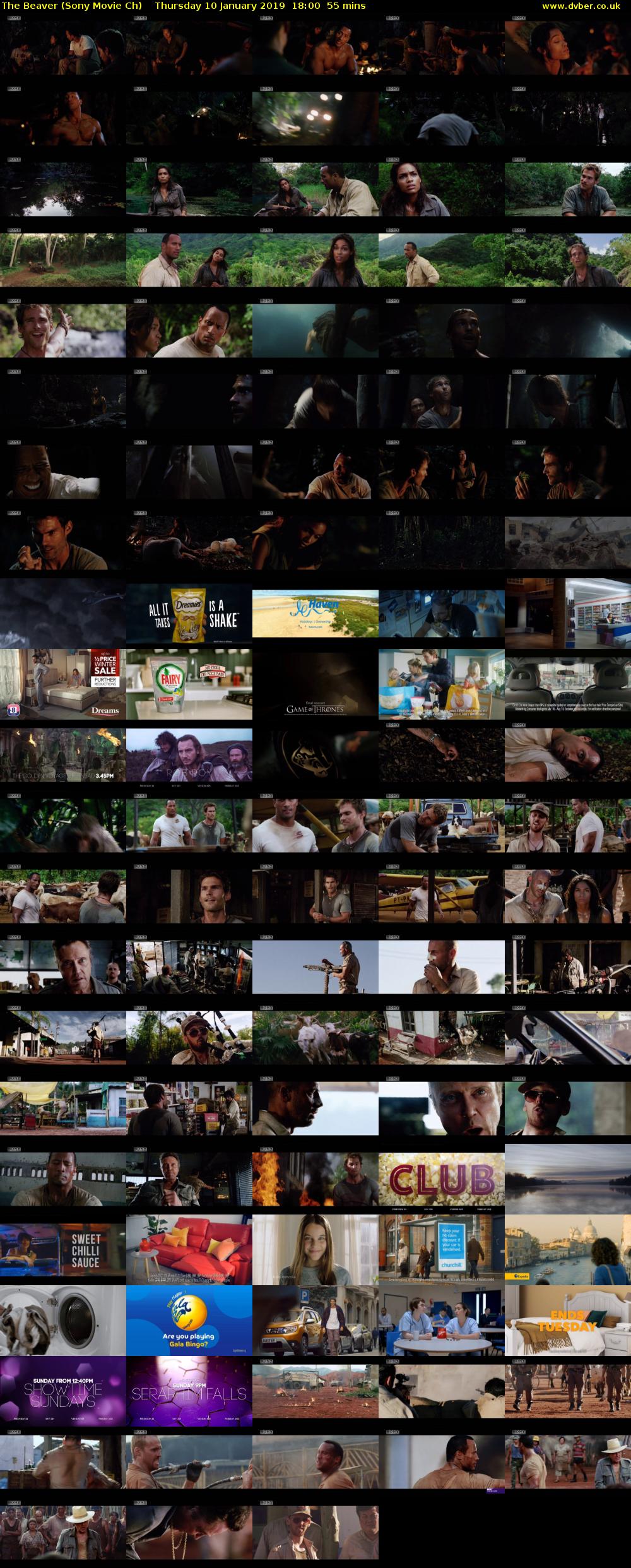 The Beaver (Sony Movie Ch) Thursday 10 January 2019 18:00 - 18:55