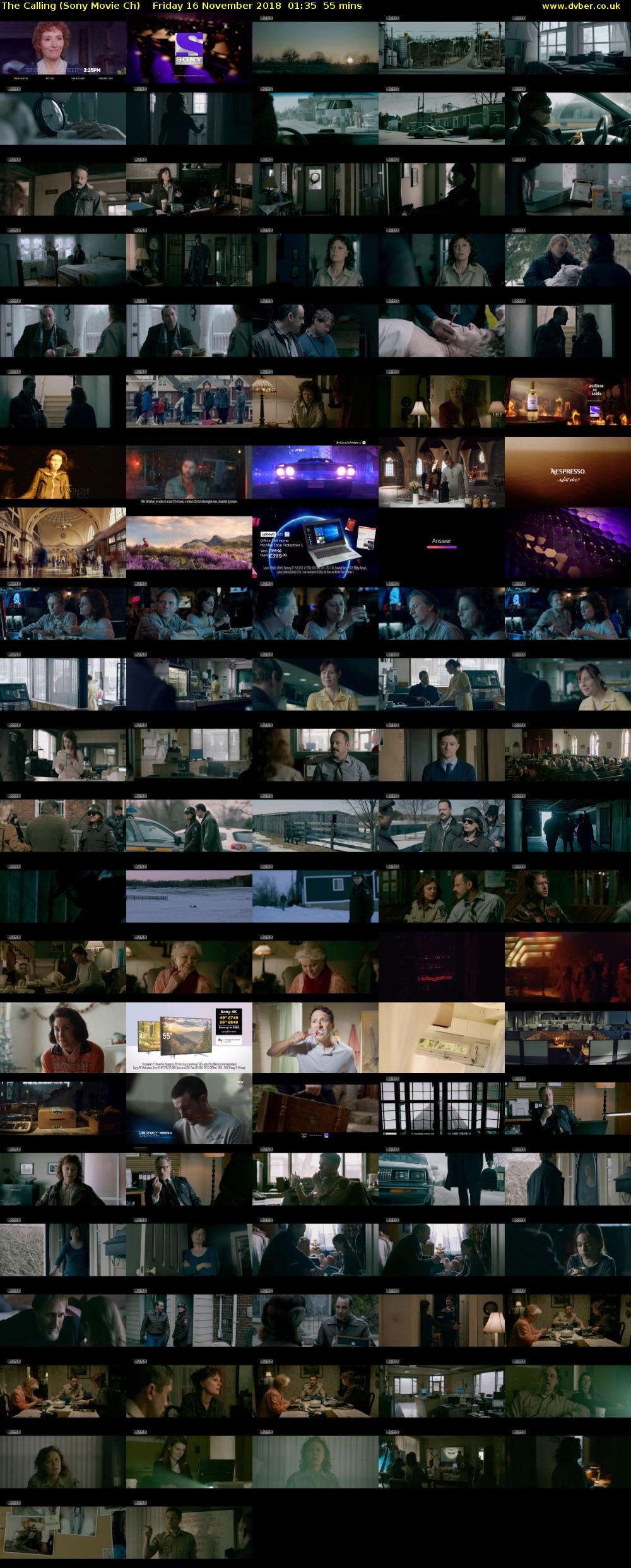 The Calling (Sony Movie Ch) Friday 16 November 2018 01:35 - 02:30