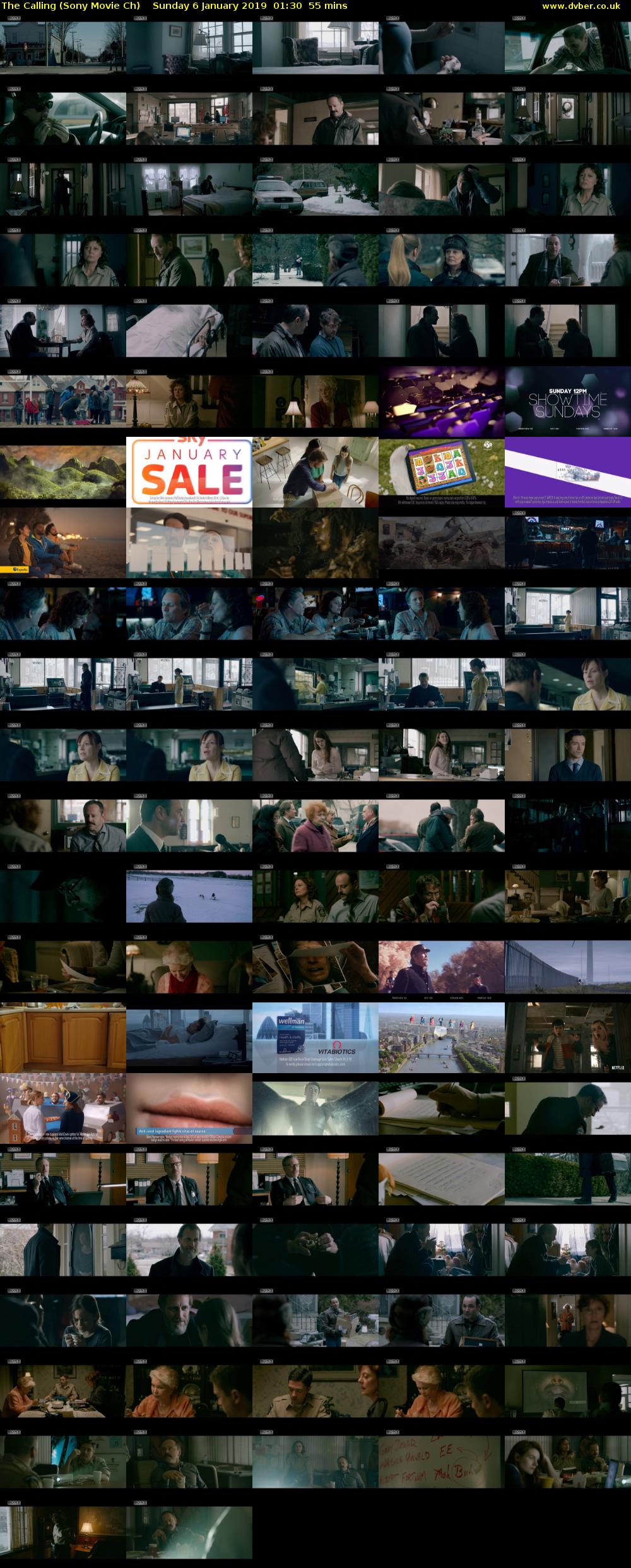 The Calling (Sony Movie Ch) Sunday 6 January 2019 01:30 - 02:25