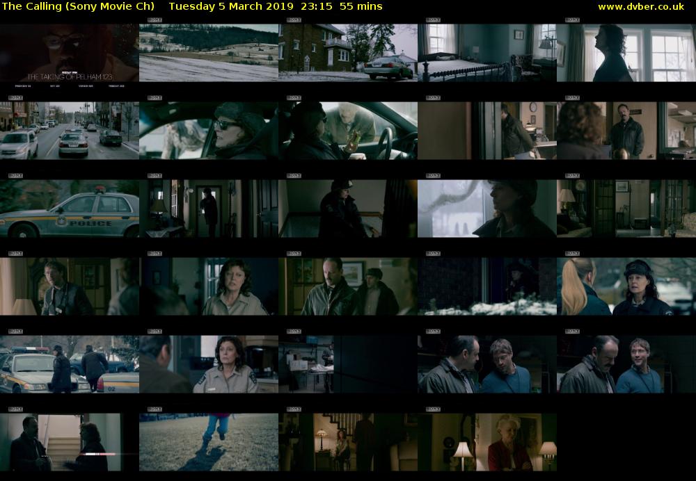 The Calling (Sony Movie Ch) Tuesday 5 March 2019 23:15 - 00:10