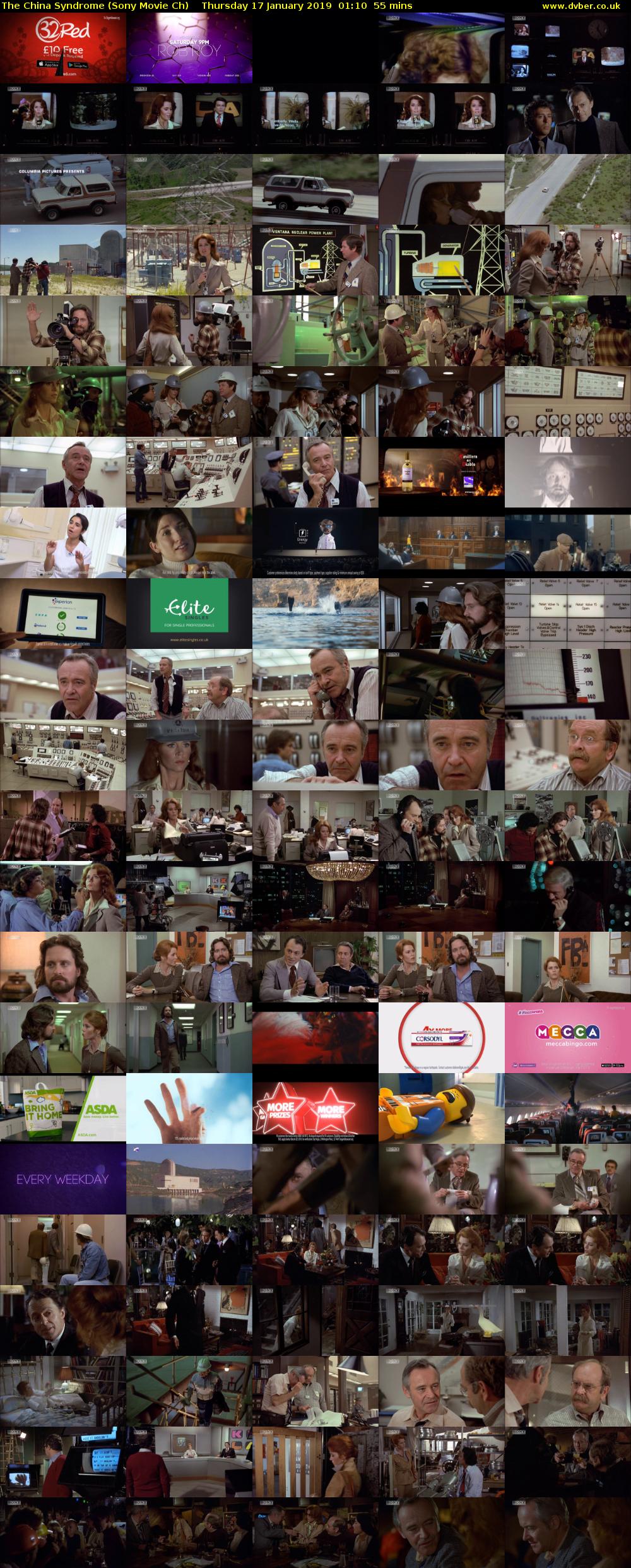 The China Syndrome (Sony Movie Ch) Thursday 17 January 2019 01:10 - 02:05