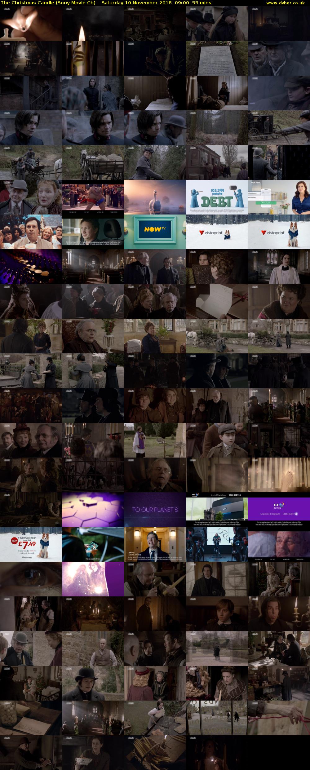 The Christmas Candle (Sony Movie Ch) Saturday 10 November 2018 09:00 - 09:55