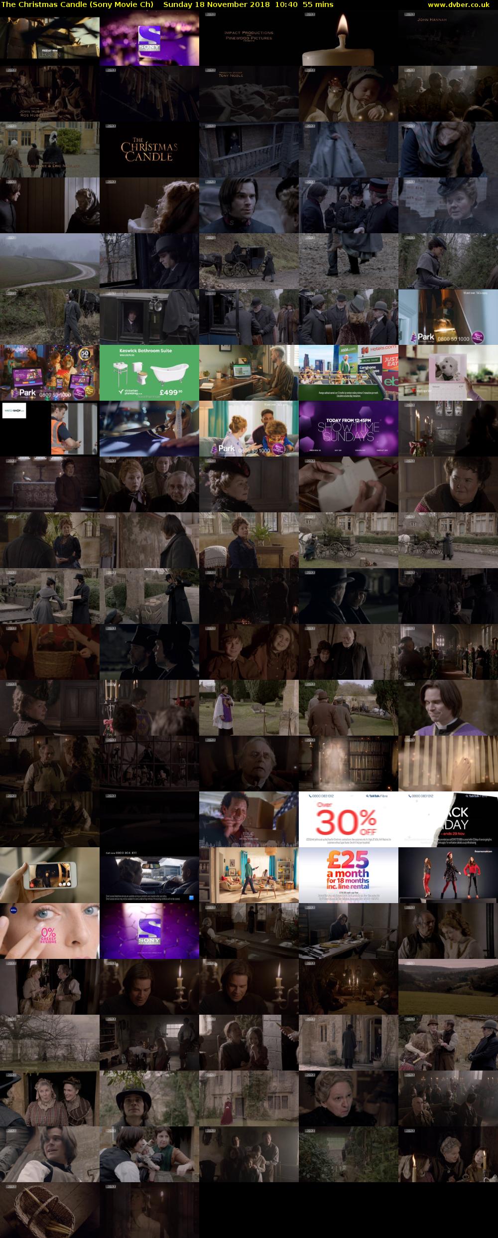 The Christmas Candle (Sony Movie Ch) Sunday 18 November 2018 10:40 - 11:35