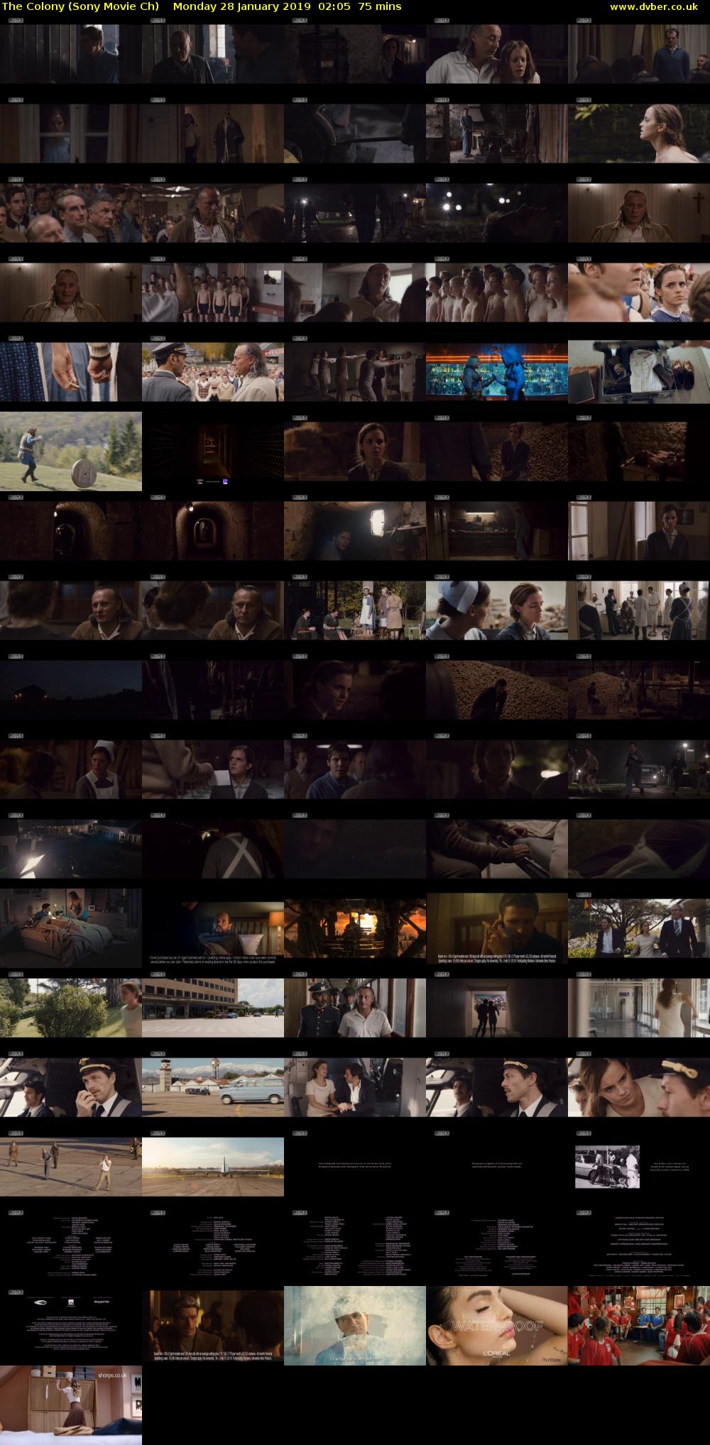 The Colony (Sony Movie Ch) Monday 28 January 2019 02:05 - 03:20