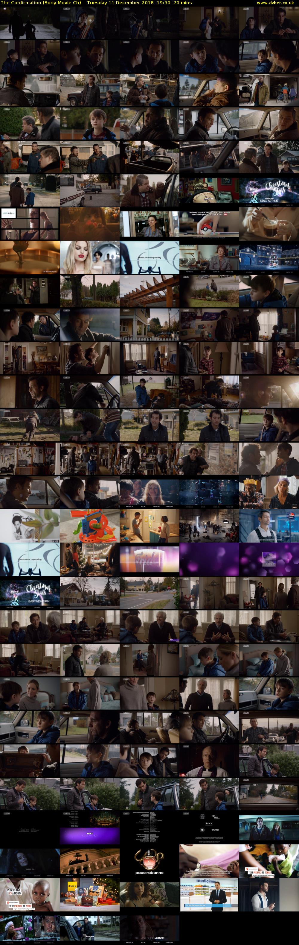 The Confirmation (Sony Movie Ch) Tuesday 11 December 2018 19:50 - 21:00