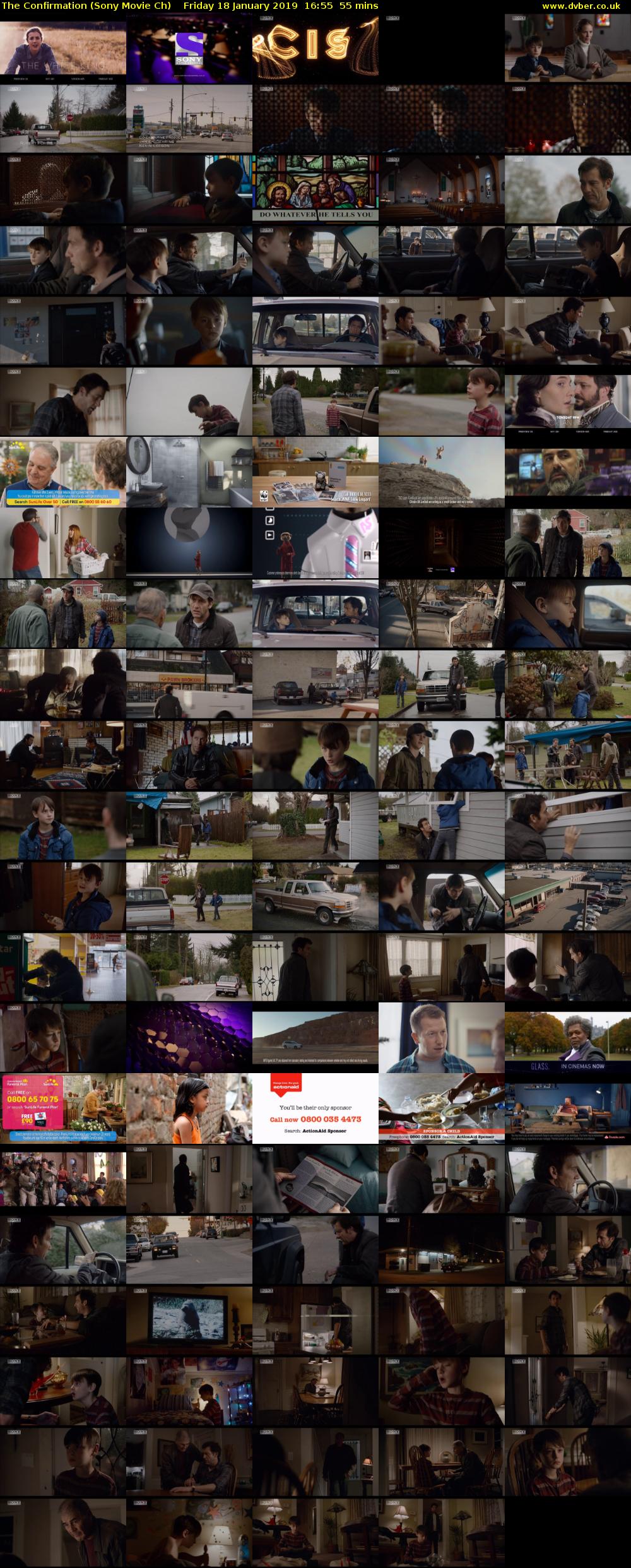 The Confirmation (Sony Movie Ch) Friday 18 January 2019 16:55 - 17:50