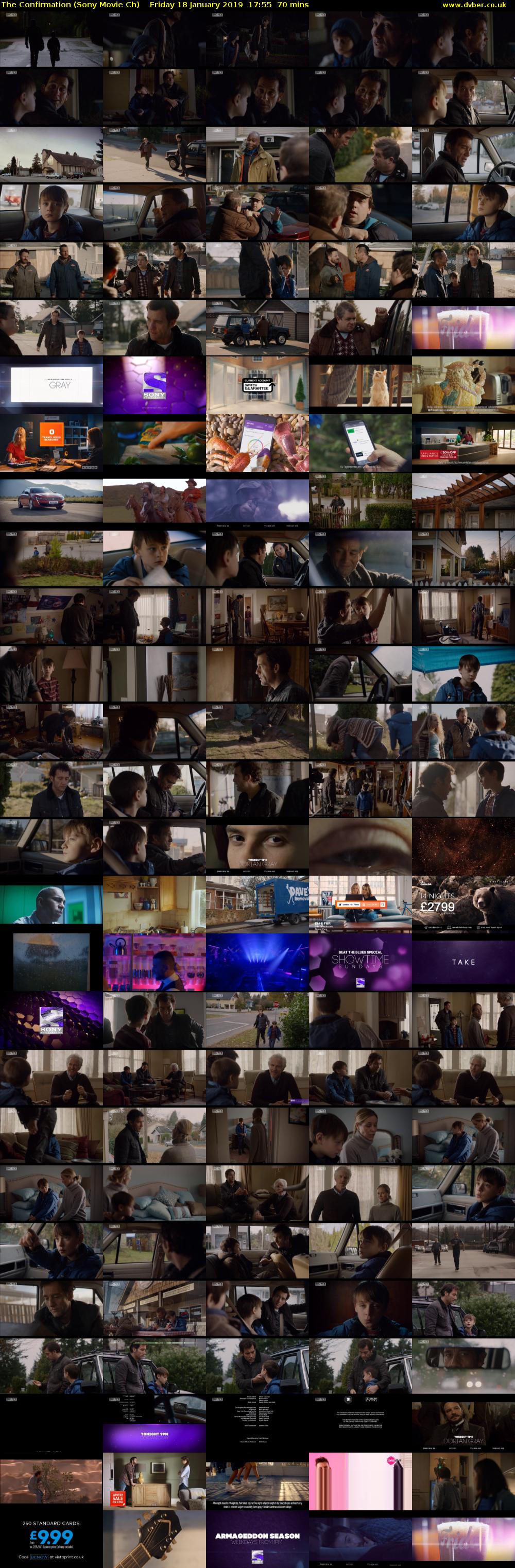 The Confirmation (Sony Movie Ch) Friday 18 January 2019 17:55 - 19:05