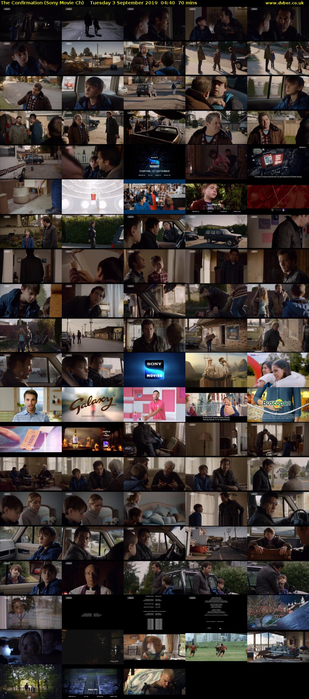 The Confirmation (Sony Movie Ch) Tuesday 3 September 2019 04:40 - 05:50