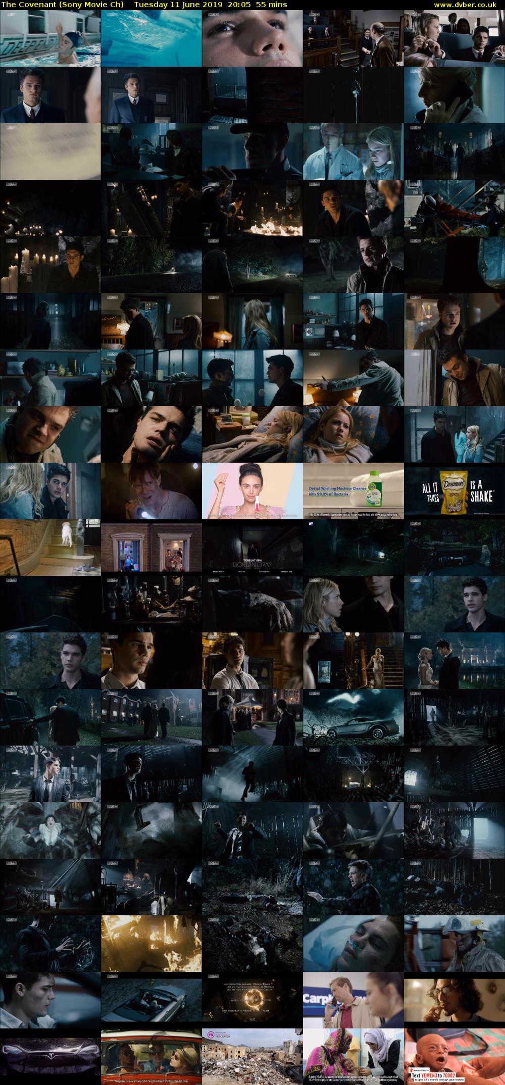 The Covenant (Sony Movie Ch) Tuesday 11 June 2019 20:05 - 21:00