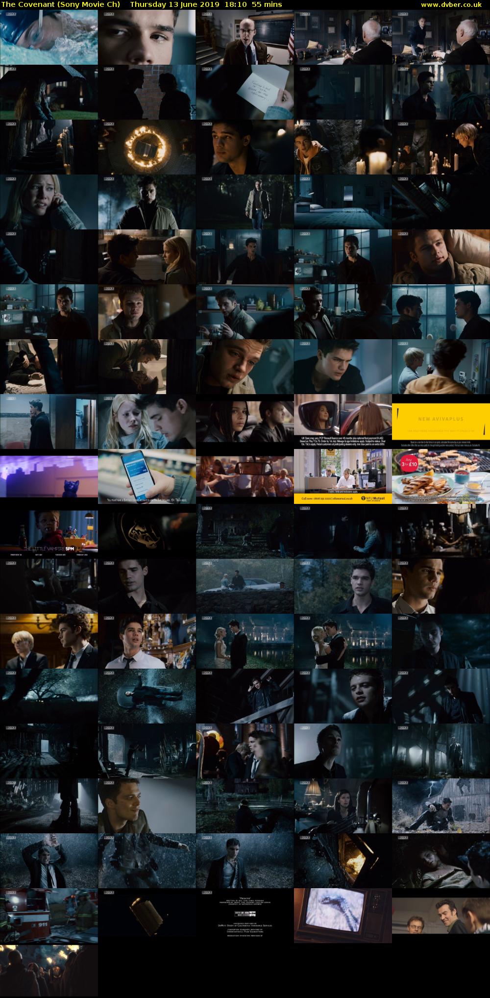 The Covenant (Sony Movie Ch) Thursday 13 June 2019 18:10 - 19:05
