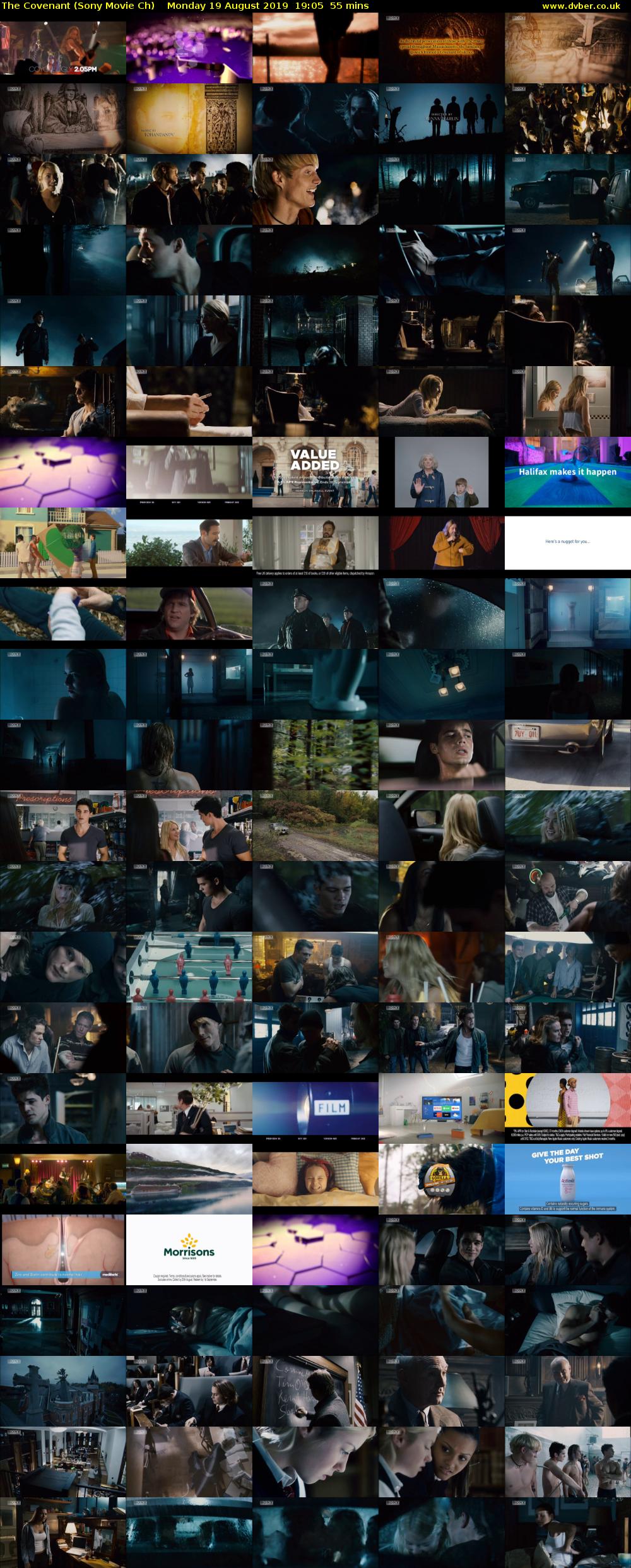 The Covenant (Sony Movie Ch) Monday 19 August 2019 19:05 - 20:00