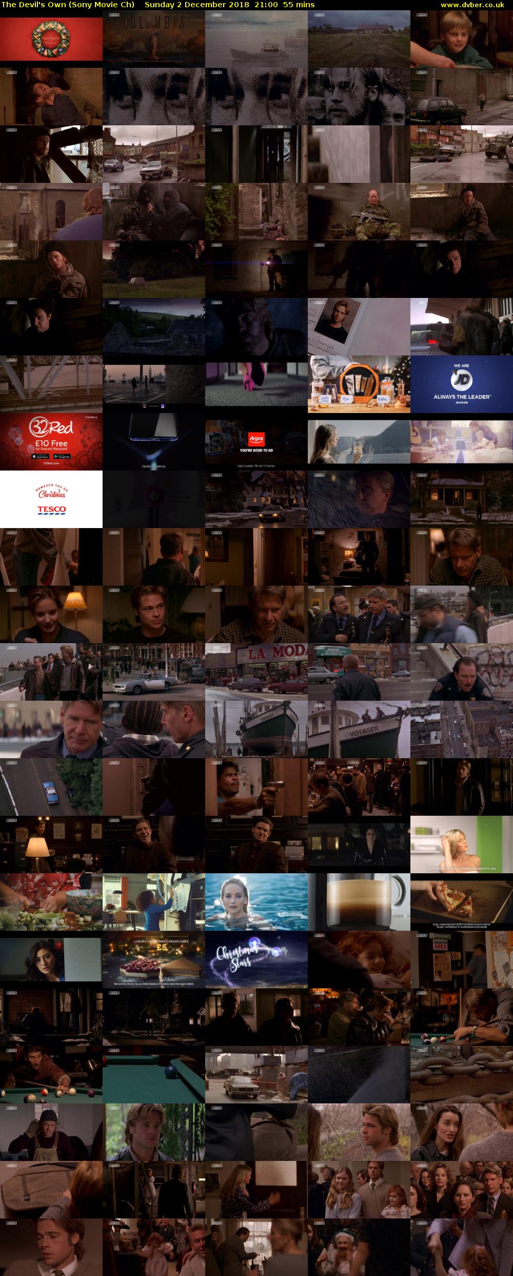 The Devil's Own (Sony Movie Ch) Sunday 2 December 2018 21:00 - 21:55