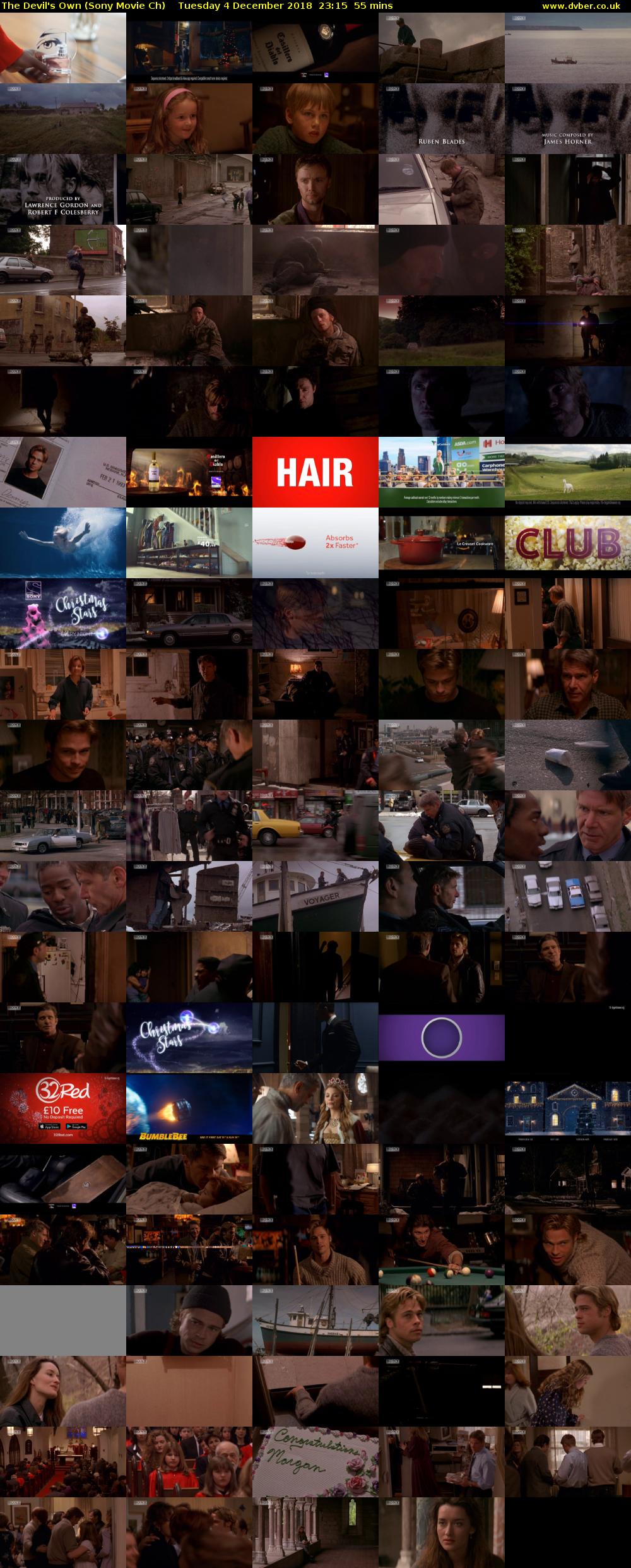 The Devil's Own (Sony Movie Ch) Tuesday 4 December 2018 23:15 - 00:10