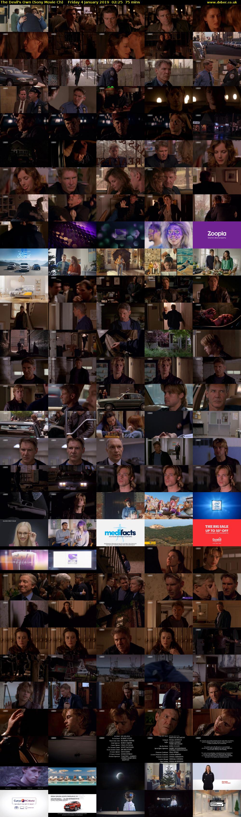 The Devil's Own (Sony Movie Ch) Friday 4 January 2019 02:25 - 03:40