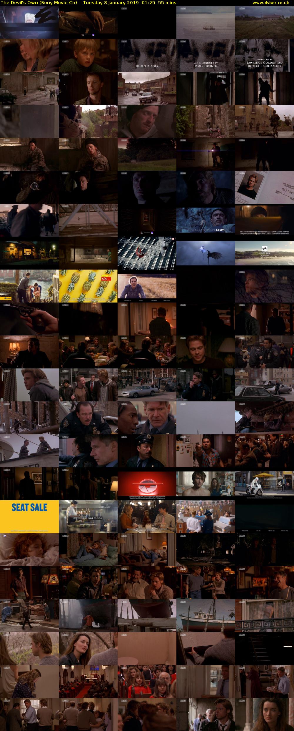 The Devil's Own (Sony Movie Ch) Tuesday 8 January 2019 01:25 - 02:20