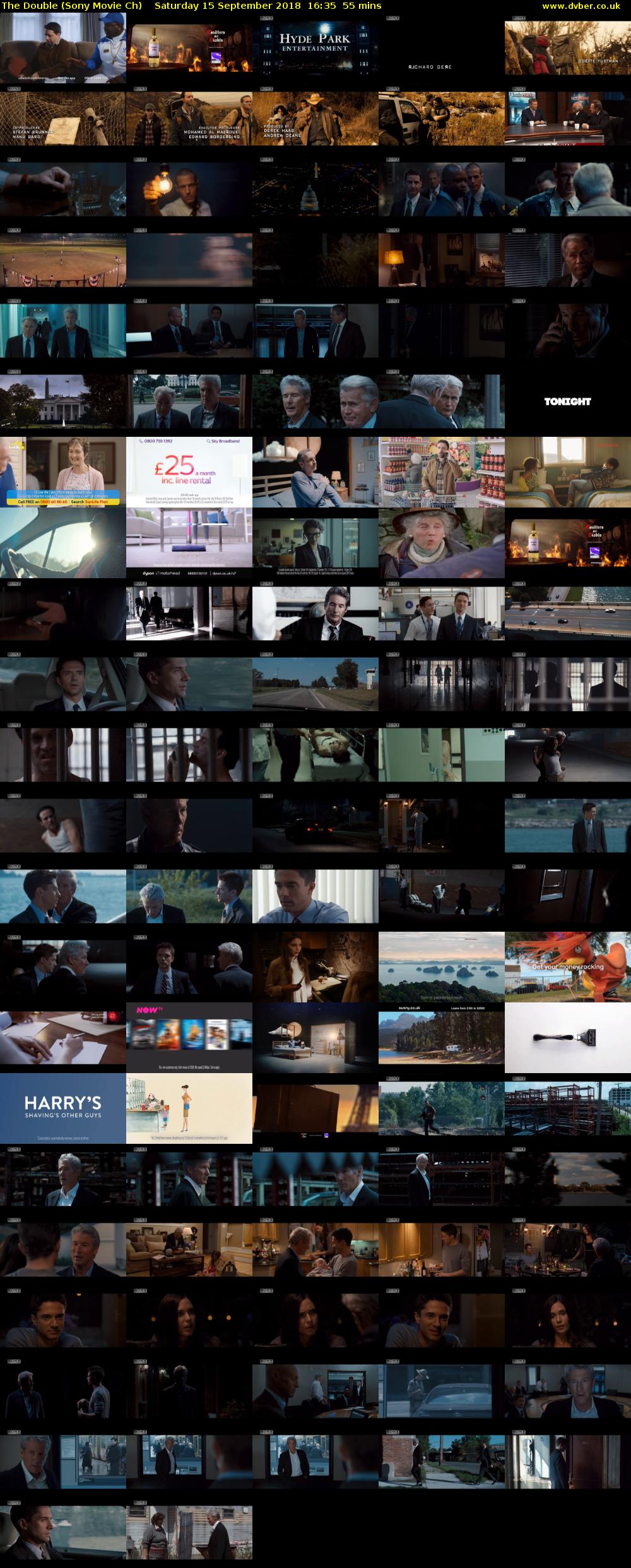The Double (Sony Movie Ch) Saturday 15 September 2018 16:35 - 17:30