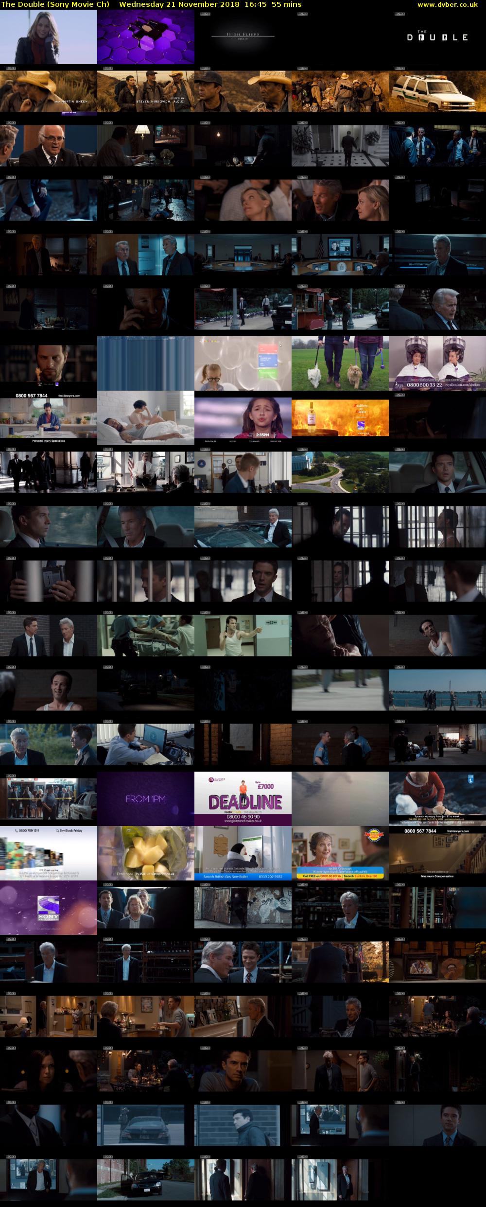 The Double (Sony Movie Ch) Wednesday 21 November 2018 16:45 - 17:40