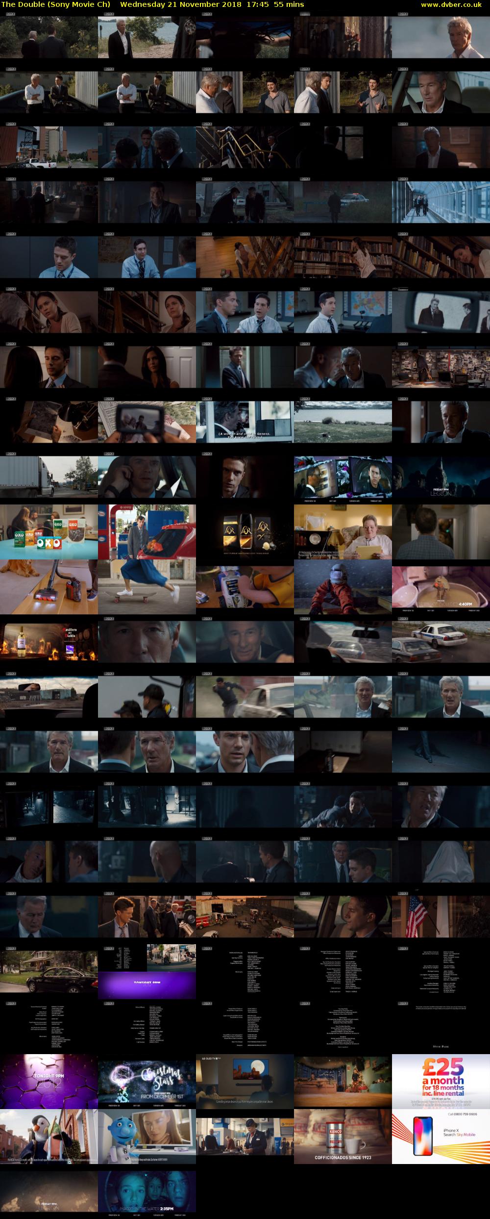 The Double (Sony Movie Ch) Wednesday 21 November 2018 17:45 - 18:40