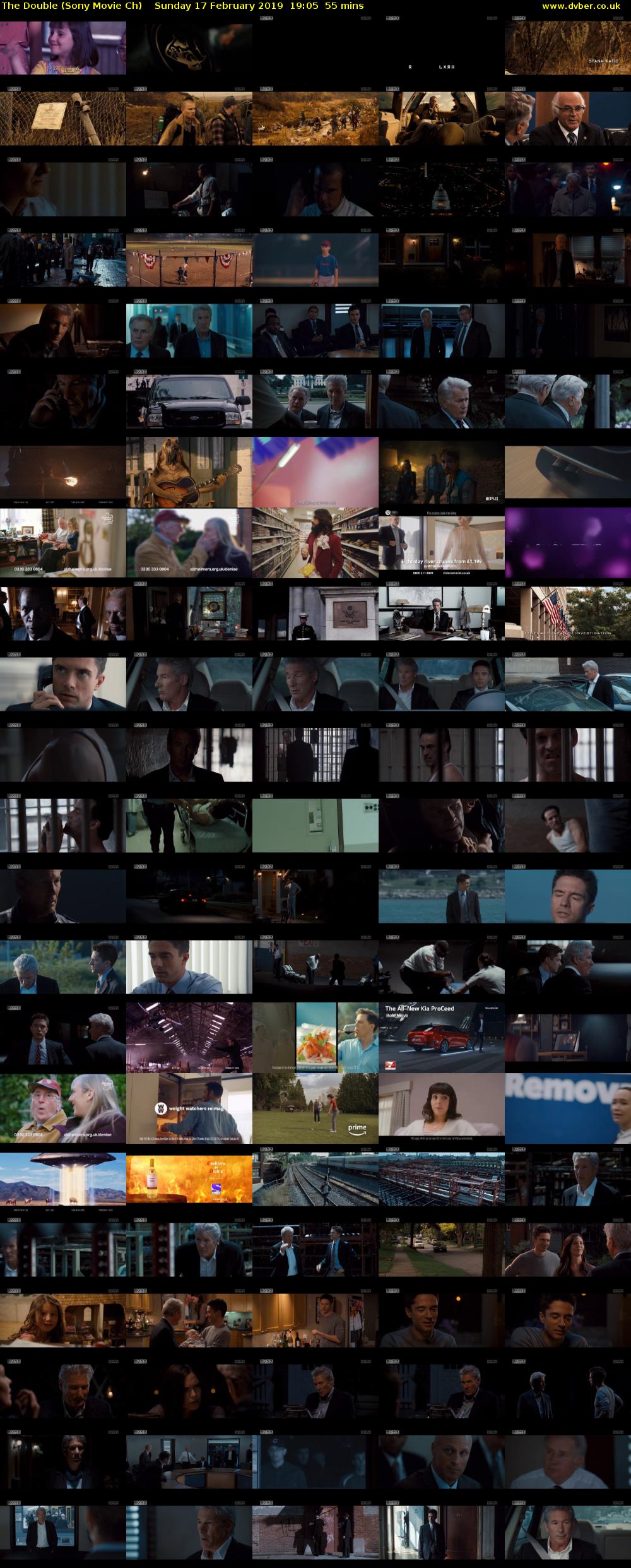 The Double (Sony Movie Ch) Sunday 17 February 2019 19:05 - 20:00