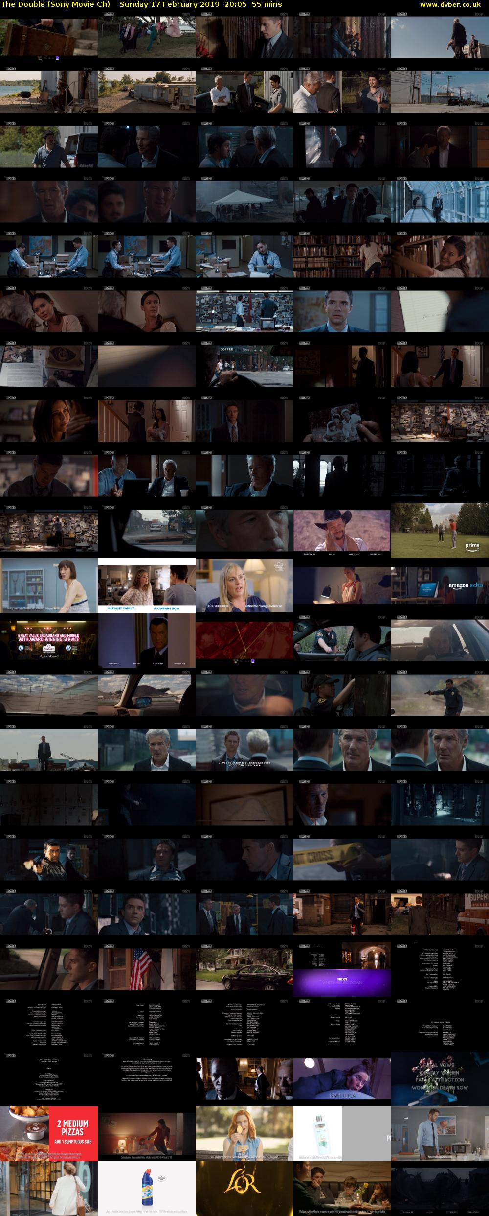 The Double (Sony Movie Ch) Sunday 17 February 2019 20:05 - 21:00