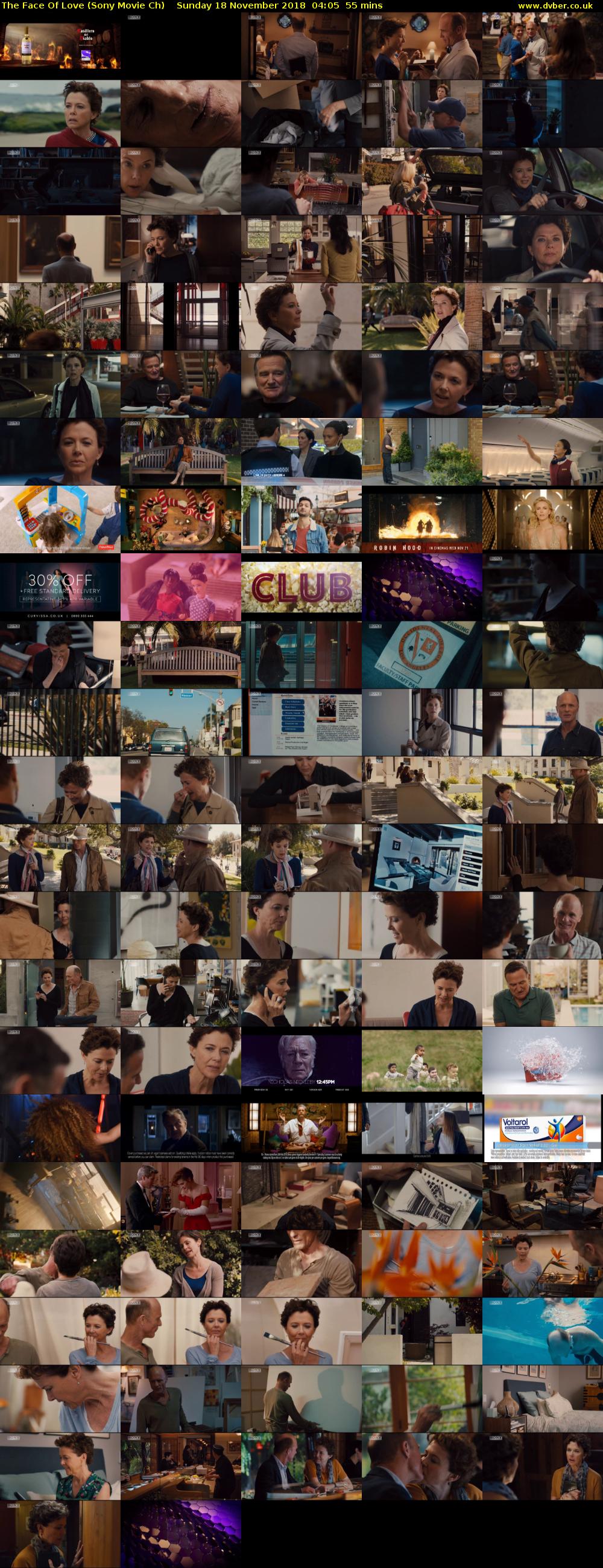 The Face Of Love (Sony Movie Ch) Sunday 18 November 2018 04:05 - 05:00