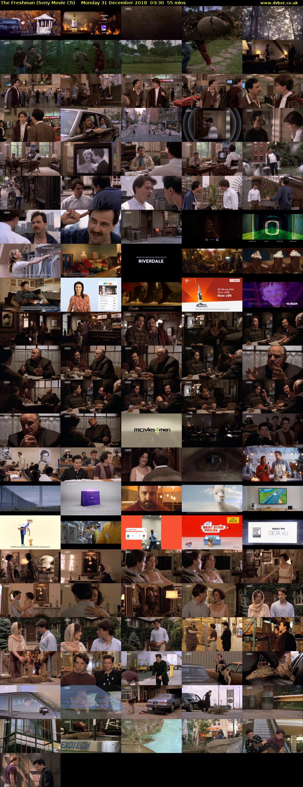 The Freshman (Sony Movie Ch) Monday 31 December 2018 03:30 - 04:25