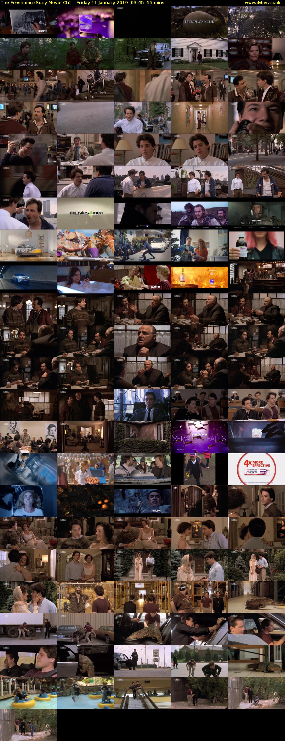 The Freshman (Sony Movie Ch) Friday 11 January 2019 03:45 - 04:40