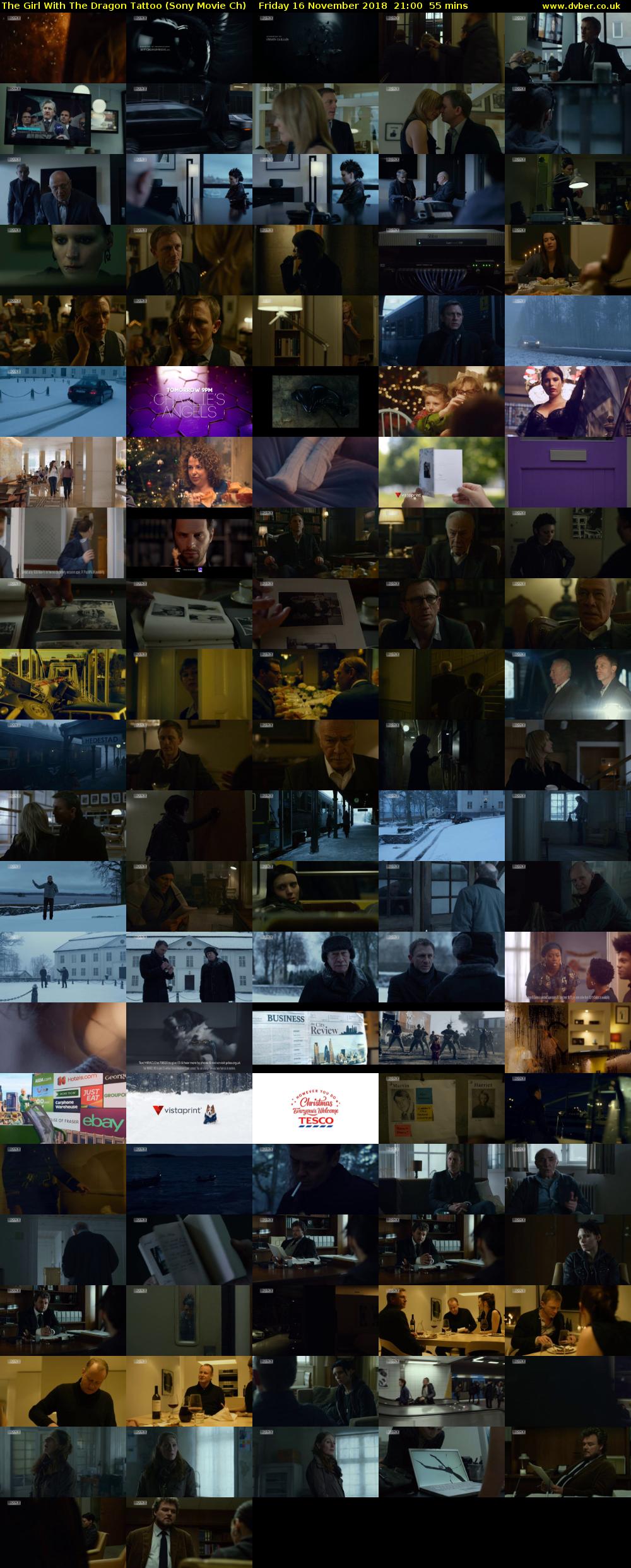 The Girl With The Dragon Tattoo (Sony Movie Ch) Friday 16 November 2018 21:00 - 21:55