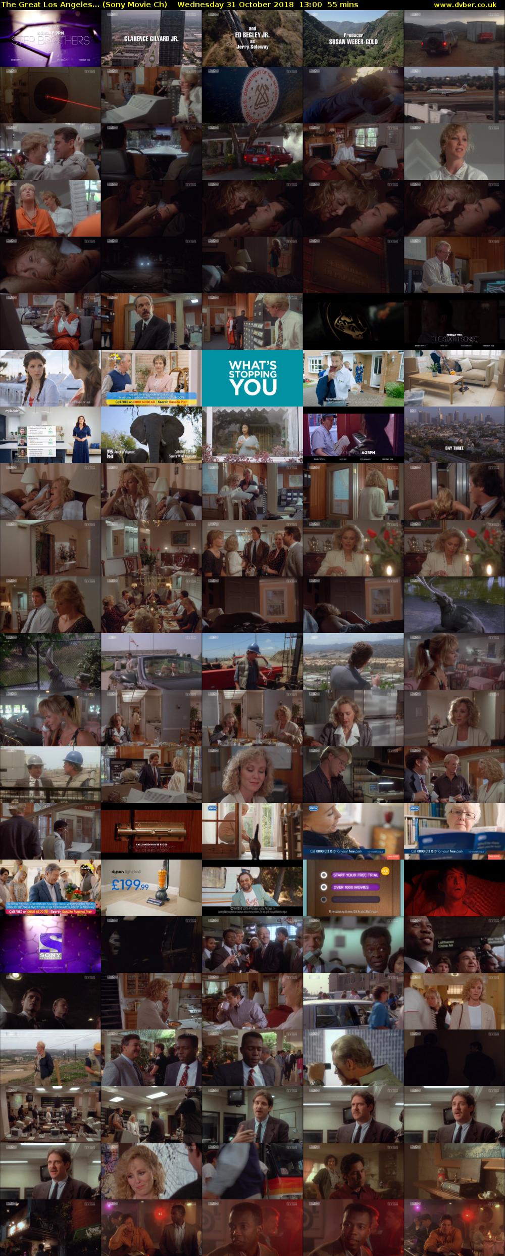 The Great Los Angeles... (Sony Movie Ch) Wednesday 31 October 2018 13:00 - 13:55