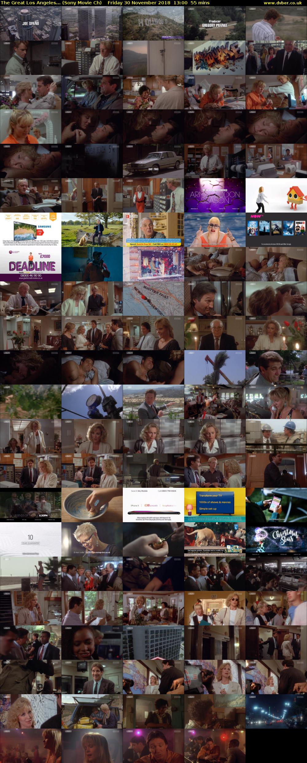 The Great Los Angeles... (Sony Movie Ch) Friday 30 November 2018 13:00 - 13:55