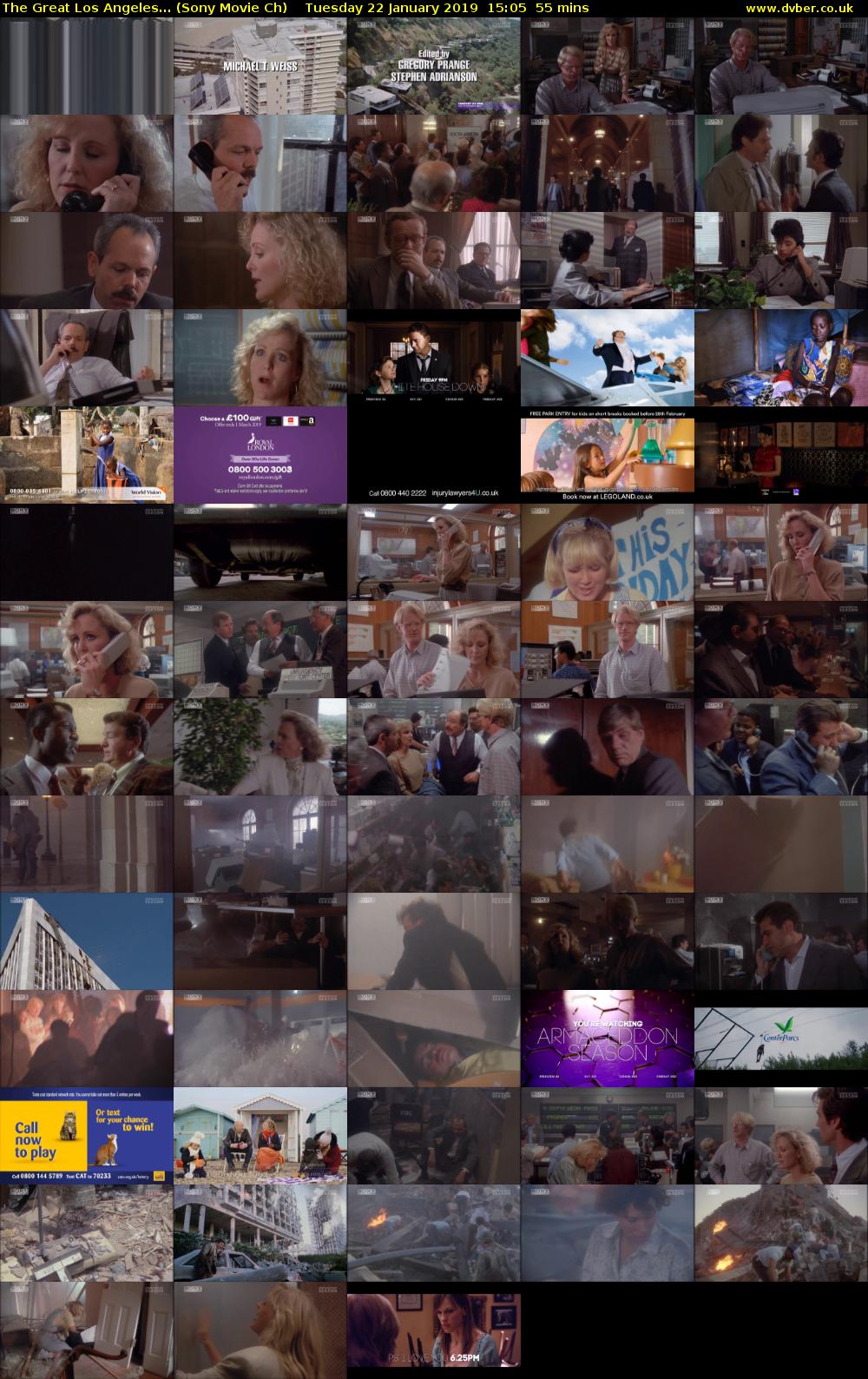 The Great Los Angeles... (Sony Movie Ch) Tuesday 22 January 2019 15:05 - 16:00