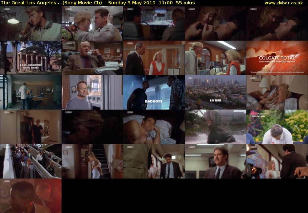 The Great Los Angeles... (Sony Movie Ch) Sunday 5 May 2019 11:00 - 11:55