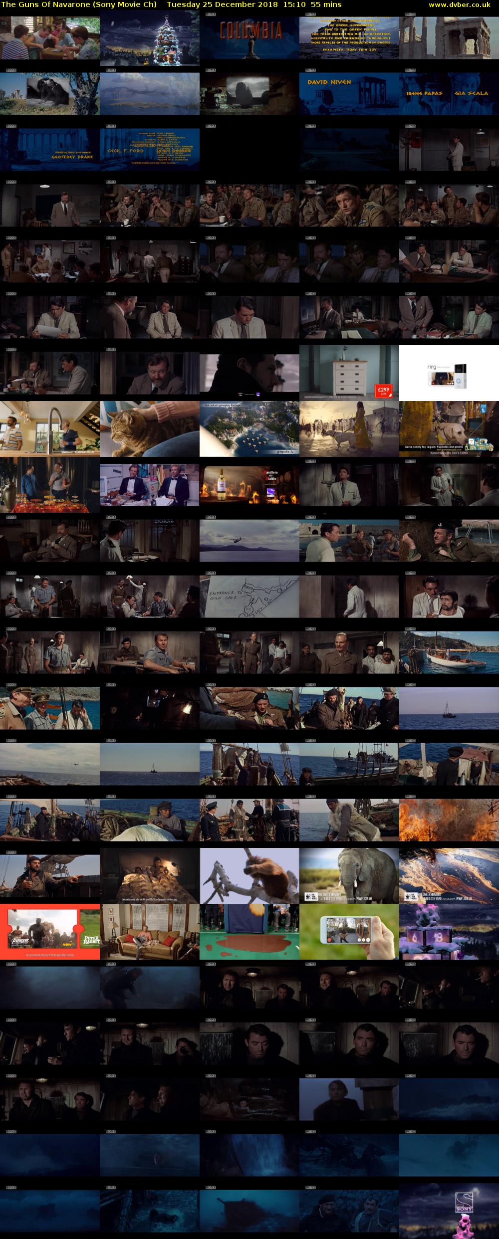 The Guns Of Navarone (Sony Movie Ch) Tuesday 25 December 2018 15:10 - 16:05