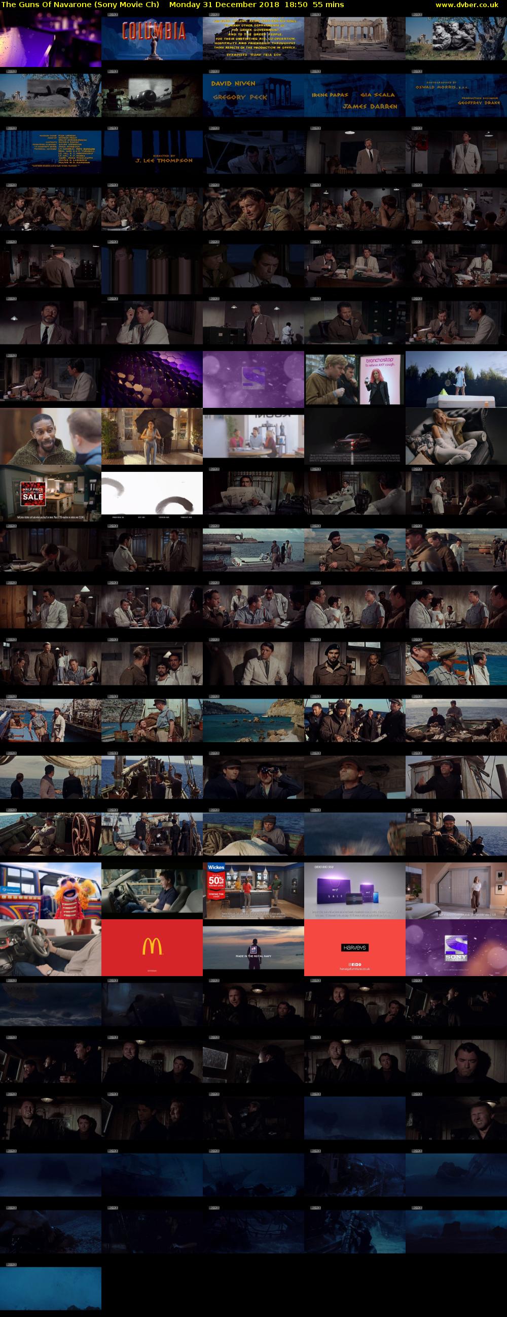 The Guns Of Navarone (Sony Movie Ch) Monday 31 December 2018 18:50 - 19:45