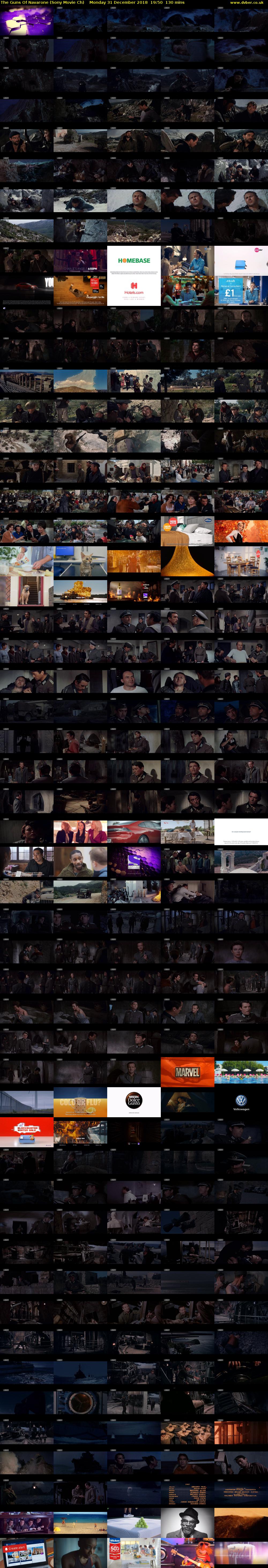 The Guns Of Navarone (Sony Movie Ch) Monday 31 December 2018 19:50 - 22:00