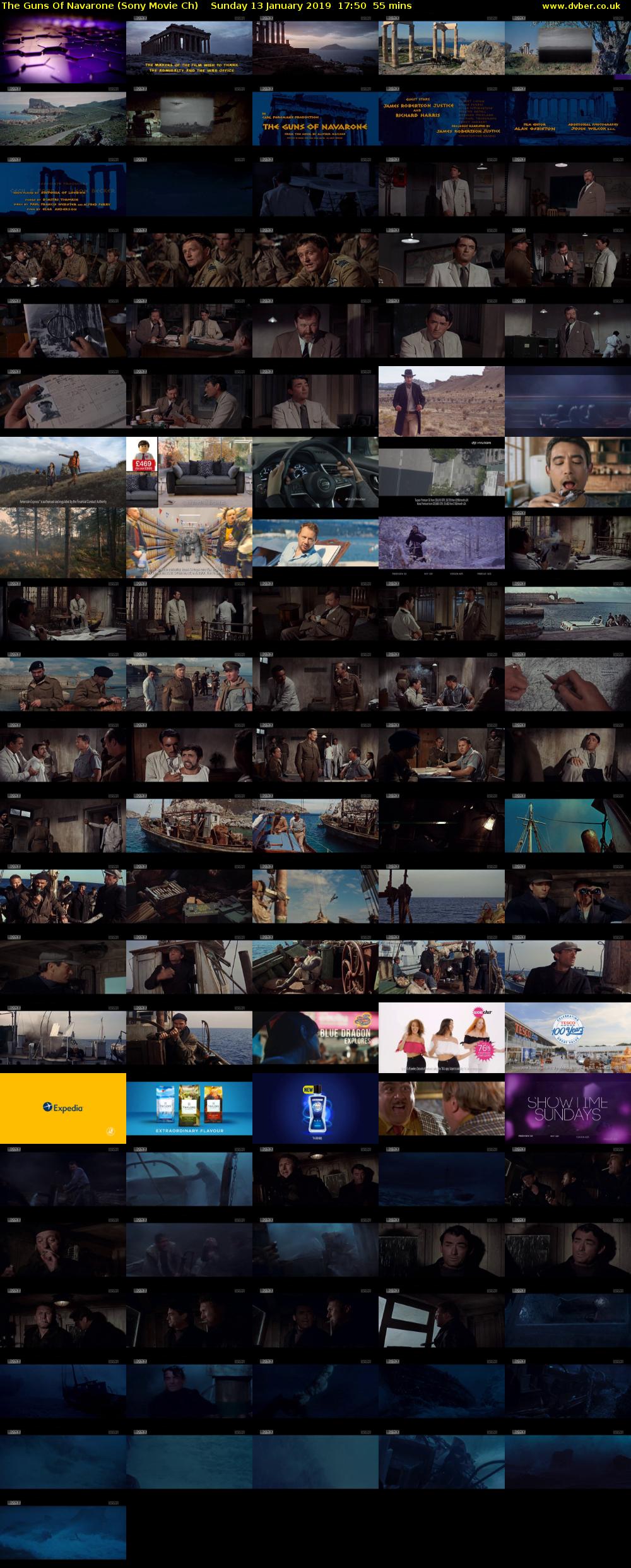 The Guns Of Navarone (Sony Movie Ch) Sunday 13 January 2019 17:50 - 18:45