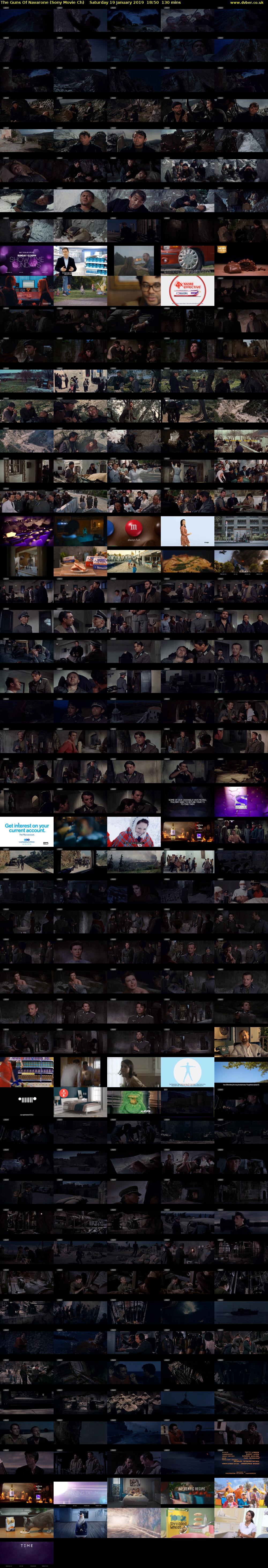 The Guns Of Navarone (Sony Movie Ch) Saturday 19 January 2019 18:50 - 21:00