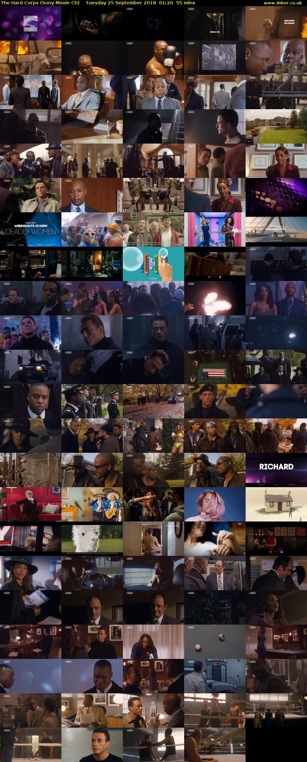 The Hard Corps (Sony Movie Ch) Tuesday 25 September 2018 01:20 - 02:15
