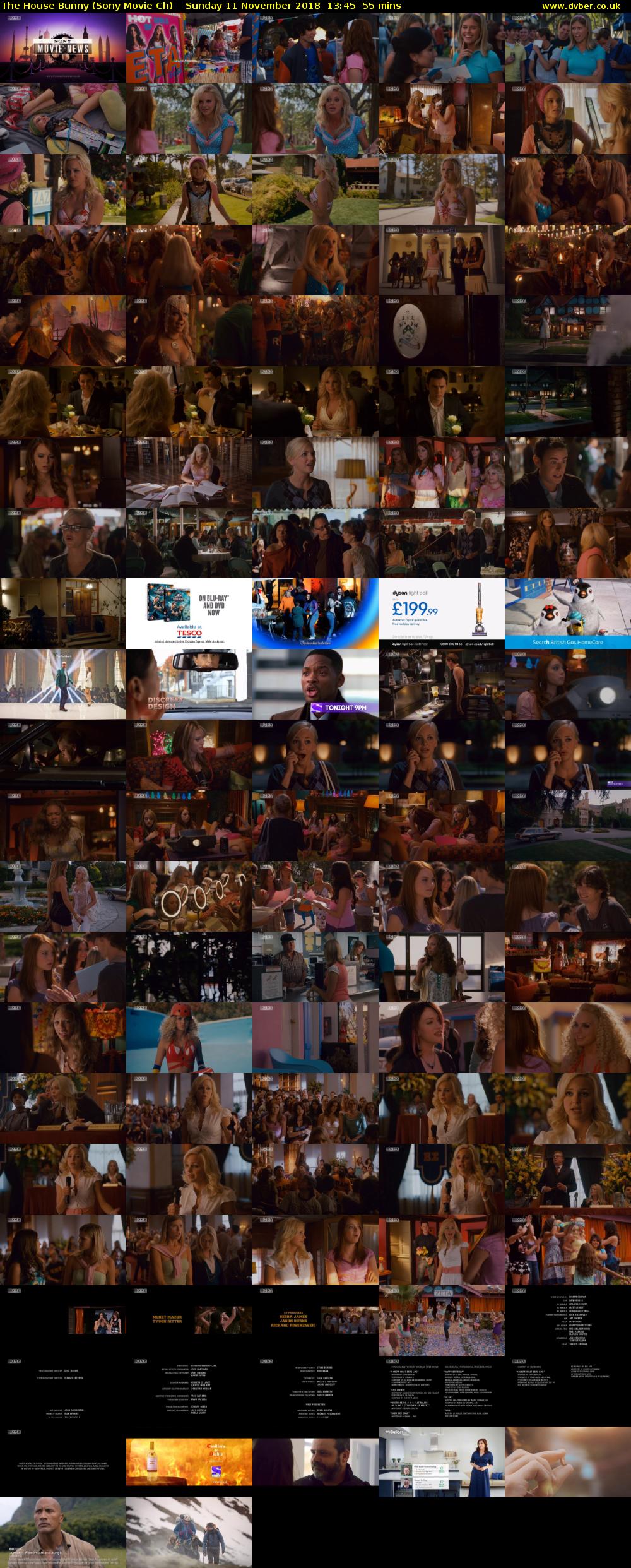 The House Bunny (Sony Movie Ch) Sunday 11 November 2018 13:45 - 14:40