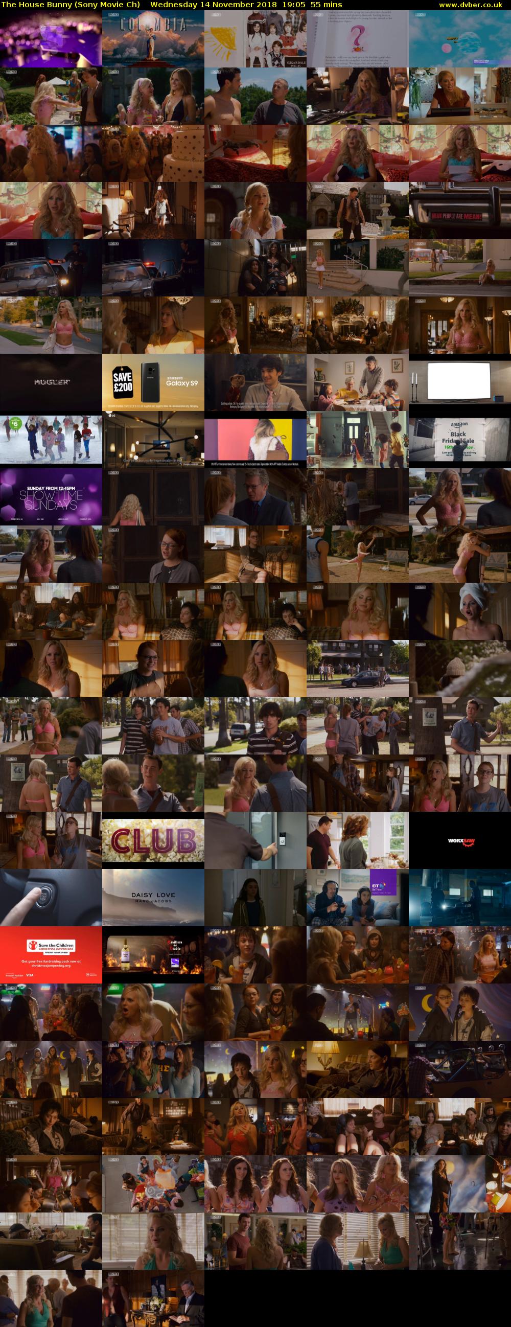 The House Bunny (Sony Movie Ch) Wednesday 14 November 2018 19:05 - 20:00