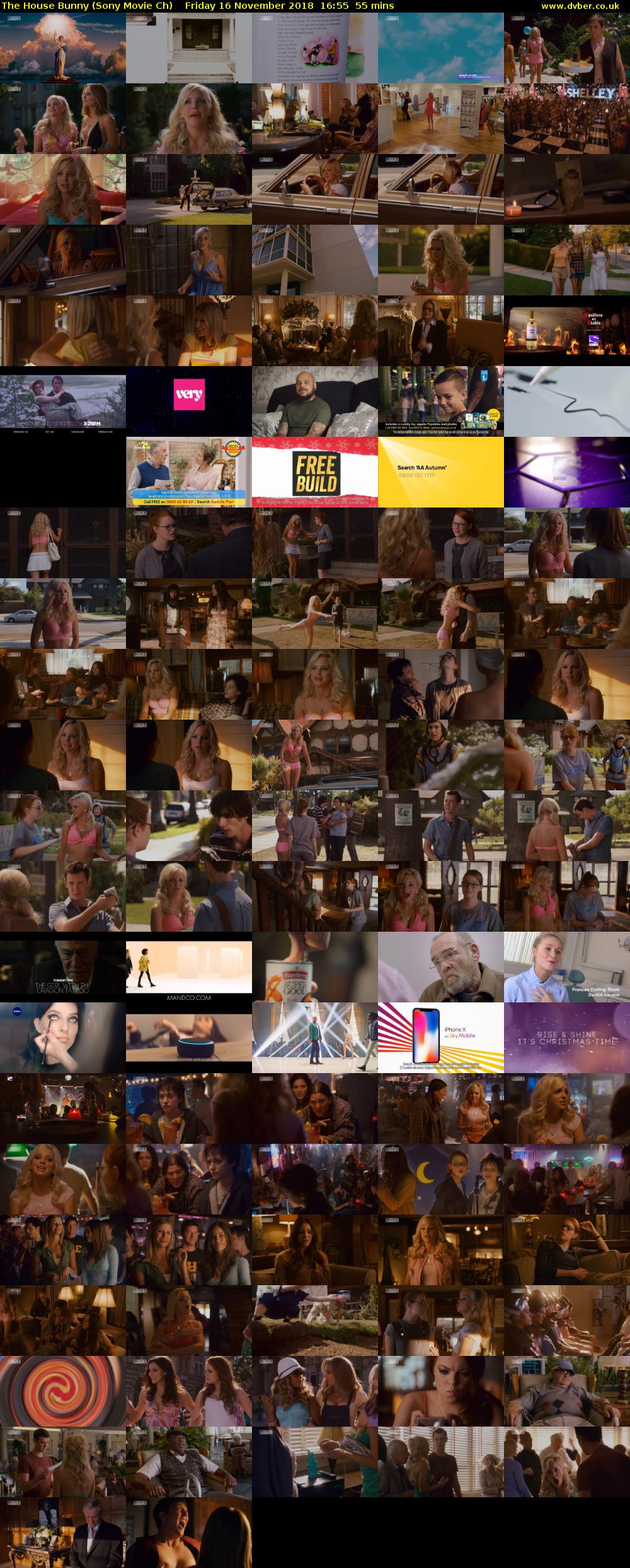 The House Bunny (Sony Movie Ch) Friday 16 November 2018 16:55 - 17:50